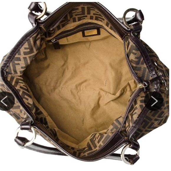 Fendi Chef Zucca tote black shoulder bag - Picture 6 of 9